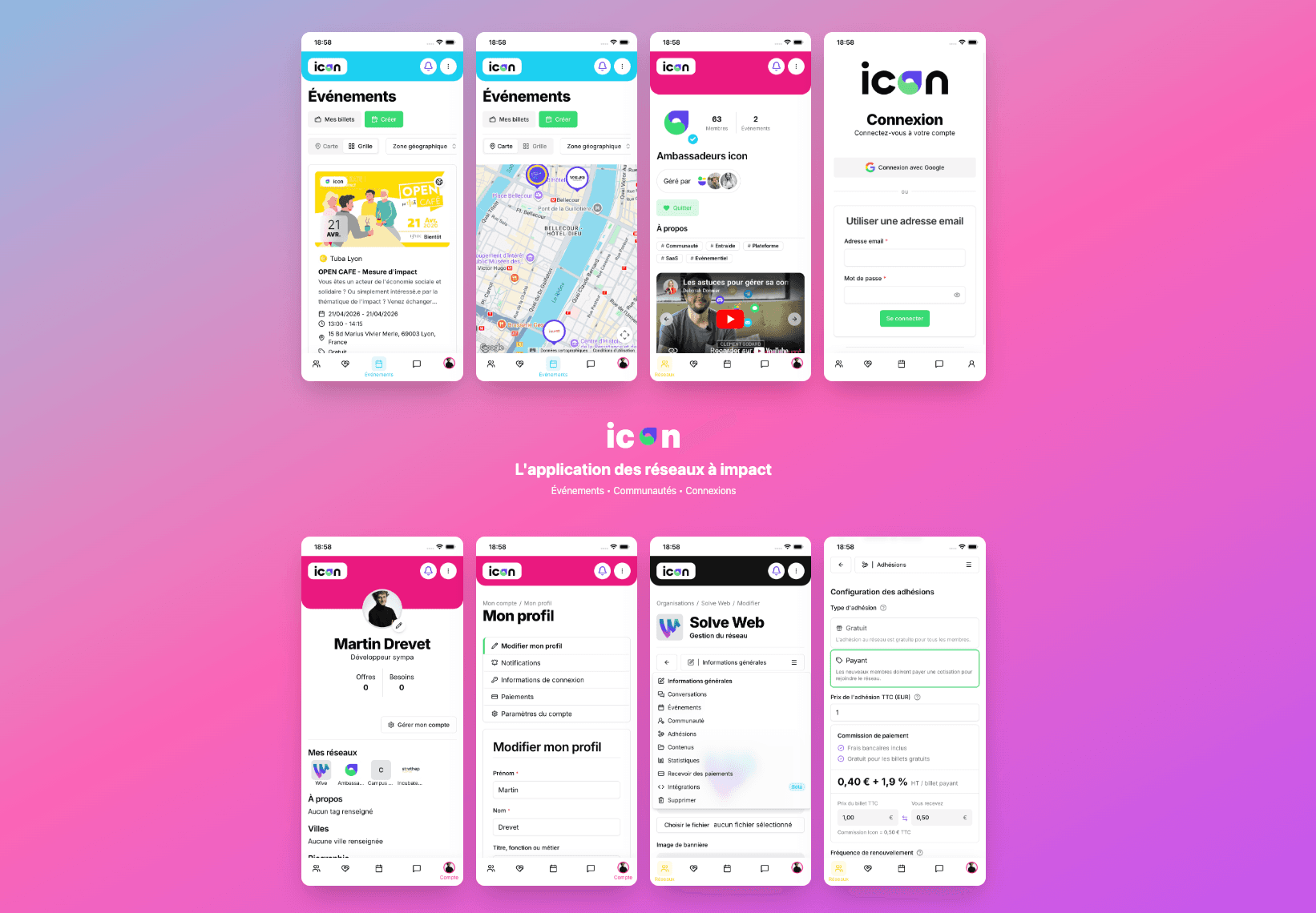 Aperçu de Iconmeetings